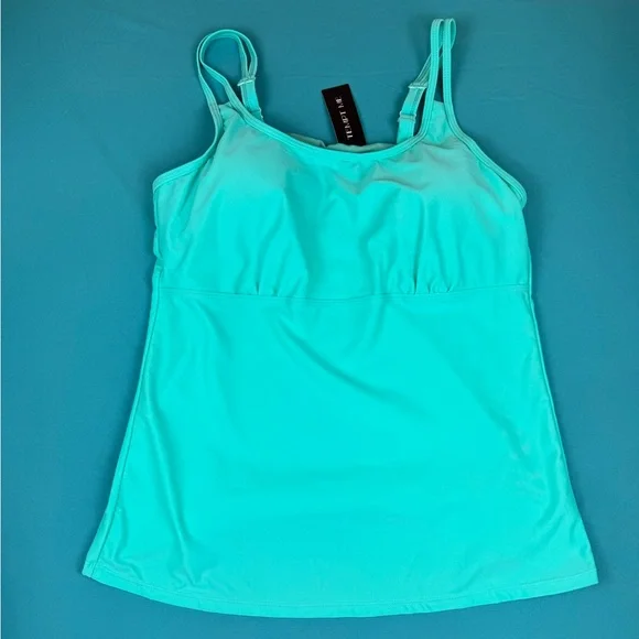 Tempt Me Women’s Tankini Swimsuit Set with Shorts Adjustable Straps NWT Size L - Picture 6 of 10